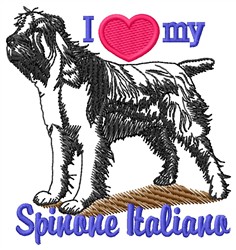 Italian Pointer embroidery design